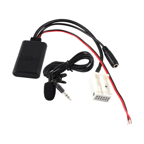 Auto-Bluetooth-Modul mit Mikrofon, MP3-Musikadapter, Freisprecher, Auto-AUX-Adapter, Audioempfänger für E60, E87, E64, E66, E82 2