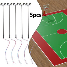 5 stuks Model Spoorweglamp Rooster Mastlicht HO 1:76 Schaal LED Straatlicht Treinindeling Speelgoed Tuindecoratie Knutselen Miniaturen