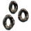 Men'S Rubber Cock Ring Three Ring Set Soft Rubber Material 4