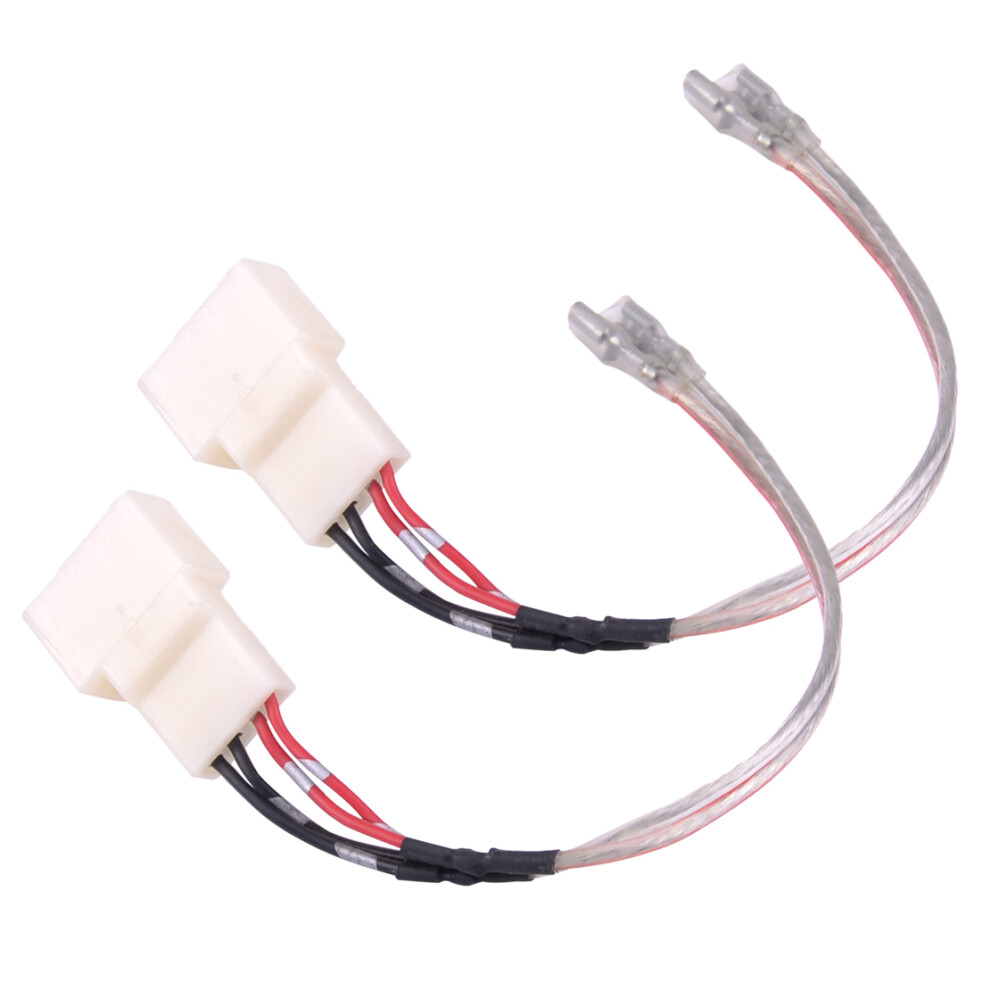 1 Pair Door Tweeter Wire Harness Cable Adaptor Fit For Toyota Camry Sienna Corolla 4Runner Avalon Rav4 Tacoma Sienna Scion Tc 6935161456899