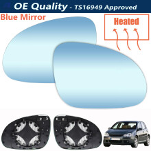 Links, rechter beheizter Spiegel Blauglas LH RH Objektiversatz für VW Golf 5 MK5 Jetta Passat B6 2006-2009 3C0857521 3C0857522