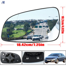 Autotür Außenspiegel Rückspiegel links beheizt konvex mit Platte für Opel Vauxhall Astra H 2004 2005 2006 2007 2008