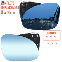 Für VW Golf 5 MK5 Jetta Passat B6 2006-2009 Links, rechter beheizter Spiegel, blaues Glas LH RH Objektiversatz 3C0857521 3C0857522