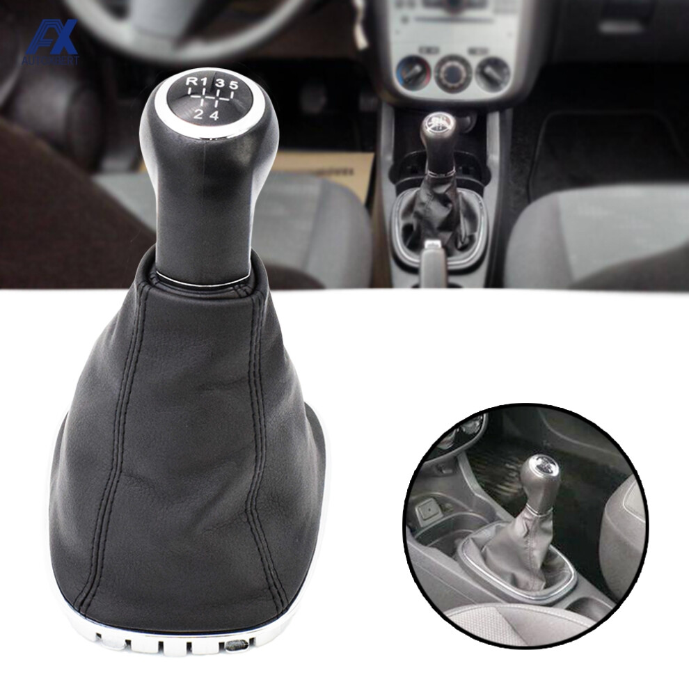For Opel/Vauxhall Corsa D 2006-2014 5 Speed Car Gear Shift Knob Lever Stick Gaitor Boot Cover 009140093 19276456 6935161450255