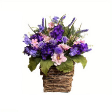 Wildblumen-Wanddekoration Türbügel Kranz Frühlings- und Sommerhortensien blüht künstliche Wildblumen Plastikmaterial