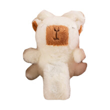 Sturdy PP Cotton Materials Lovely Capybaras Slap Bracelet-Beige