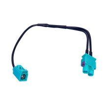 1 Stück 2 zu 1 Doppel-Fakra-Funkantennenadapter RNS RCD 510 310 315 210 zu RCD330 passend für VW