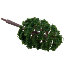Diorama-Modellbäume Landschaftslayout Maßstabsgetreue Eisenbahn 8CM DIY-Dekoration Mini Miniatur Plastiklandschaft Straßenzubehör