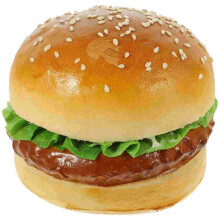 Künstliches Burger-Modell Falsches Brötchen-Modell Pu-Statue Künstliche Sandwich-Fotografie Requisiten Hausdekoration Schaufensterdekorationen