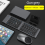 (Gun gray suit) Folding keypad dual-mode Bluetooth type-c 1