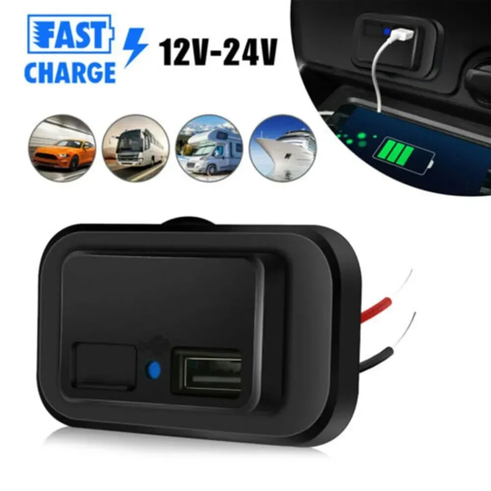 1Pcs 5V 3.1A Universal Car Charger Dual Usb Port Led Car Fast Charger Socket Power Outlet For Car Auto Adapter Accessories 6935161427707
