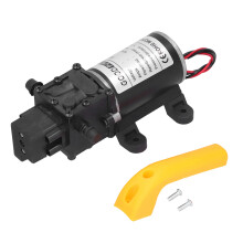 High-Pressure Auto Stop Self Priming Diaphragm Pump, Portable 12V DC Water Pressure Pump for Automotive & Home Cleaning, Intelligent Washer Pump with
