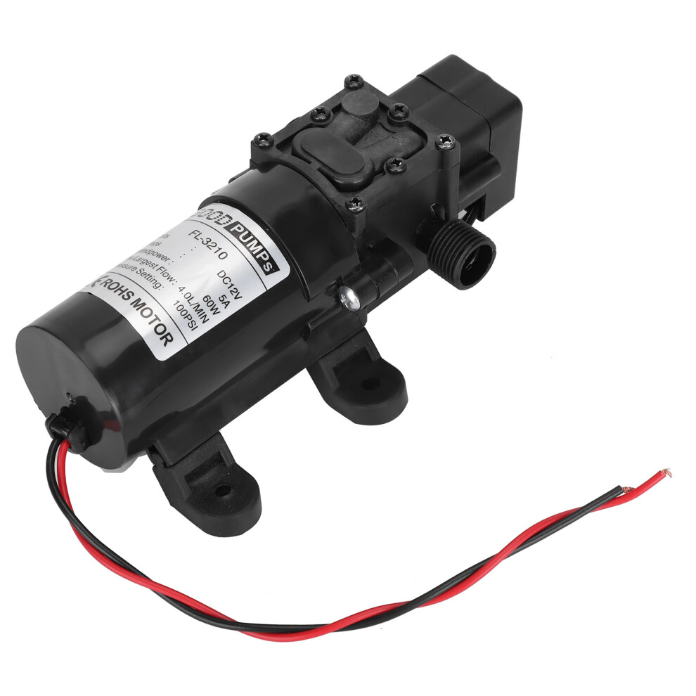 Efficient Self-Priming Water Pump, 12V Dc Diaphragm Pump For Marine Duty Fresh Water Systems And Energy Saving Auto Control 9340258785153