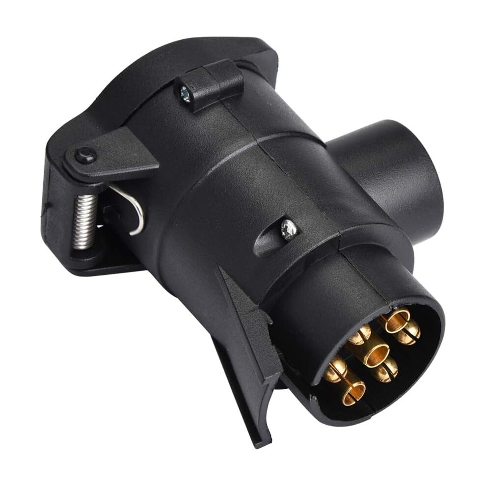 Adaptable Trailer Connector, Easy Conversion Between 7 Pin And 13 Pin Sockets, Ideal For Sync Display Of Electronic Signals 9441426721420
