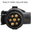 Adaptable Trailer Plug, Universal Fitment For Secure Electronic Lights Connection Easy to Use 2