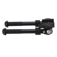 Bipé para rifle com giro de 360 graus, design dobrável com montagem de liberação rápida, construção em alumínio de qualidade aeronáutica