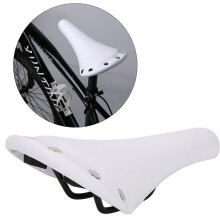 Klasické sedlo na pretekársky bicykel pre cestné bicykle Fixie, univerzálne dvojité okrúhle lyžiny a oceľový rúrkový rám s vinylovým