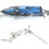 Πηδάλιο βαρέως τύπου με ρυθμιζόμενη στήριξη, σύστημα συλλογής νερού από κράμα 6