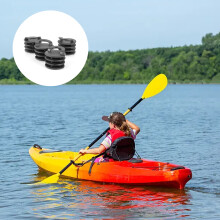 Tapones impermeables para desagües de kayak. Fabricados en goma duradera. Mantienen el kayak seco. Fácil instalación. Material de grado marino.