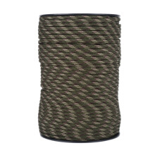 Paracord de supraviețuire, 100 m, camuflaj junglă, cordon de parașută cu 7 fire, tip III, din nailon, pentru camping, drumeții, utilizare în
