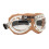 Staubdichte Motorradbrille mit transparentem Glas, stoß- und sandresistent 1