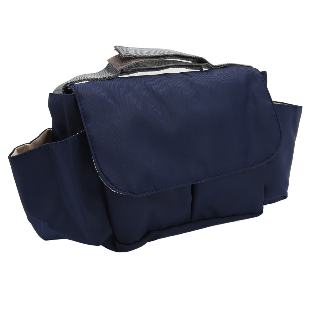 Waterproof Baby Stroller Organizer Bag Large Capacity Nylon Dark/Blue