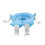 Baby Bath Cushion Blue | Soft Breathable Floating Support Mat 14