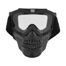Schädel Motorradbrille für Enduro- und Offroad-Rennen, transparent