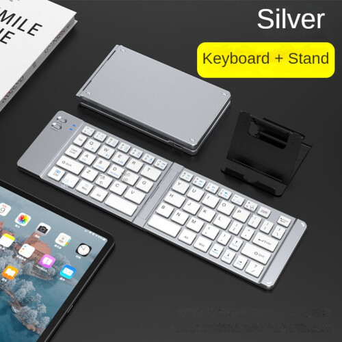 (Black suit) Folding keypad dual-mode Bluetooth type-c 2