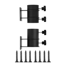 Outdoor Umbrella Base with Adjustable Clamp, Heavy Duty Patio Holder for Deck and Garden