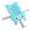 Blue Baby Bath Tub Seat Cushion 3D Mesh Fabric 9