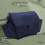 Dark Blue Nylon Stroller Organizer Large Capacity 4