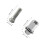 2Ensembles Kit Écrous Roue Acier Argent 3
