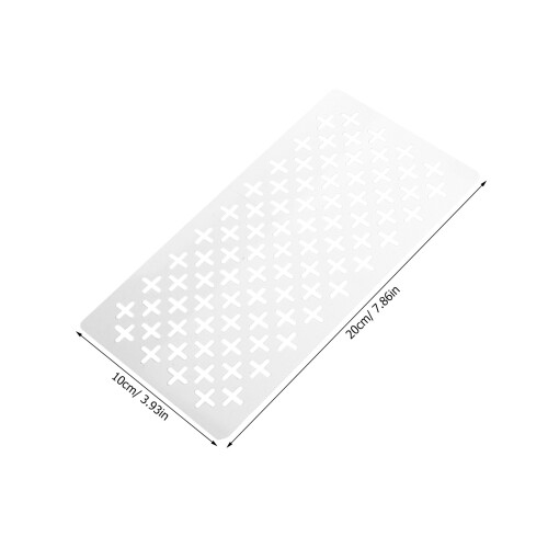 4Pcs High Precision Acrylic Quilting Ruler Set with Geometric Patterns 2