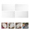 4Pcs High Precision Acrylic Quilting Ruler Set with Geometric Patterns 10