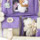 5pcs Cute Purple School Backpack Set - Includes Bags & Pencil Case 9