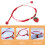 Pulseira 1Un De Cordão Vermelha Com Design E Ligares 7