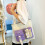 5pcs Cute Purple School Backpack Set - Includes Bags & Pencil Case 5