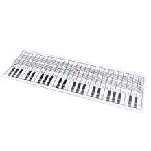 Electric Piano Notes Chart 61 88 Keys Piano Fingering Card Music Practice Tool