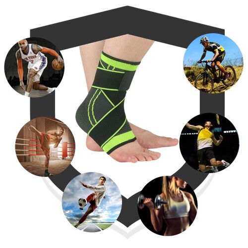 Compression Ankle Support for Sprained Ankle, Breathable Elastic Material for All-Day Comfort 2