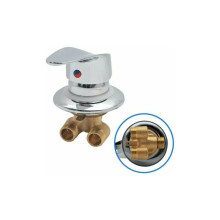 Shower Mixer Valve, Hot And Cold Water Mixing, Temperature Control For A Comfortable Shower Experience, Brass Construction With Ceramic Filter Element