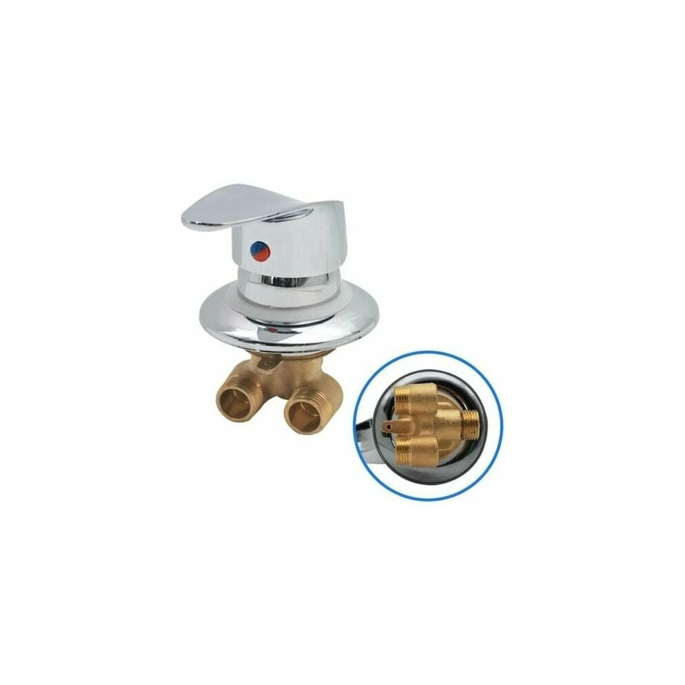 Shower Mixer Valve, Hot And Cold Water Mixing, Temperature Control For A Comfortable Shower Experience, Brass Construction With Ceramic Filter Element 9441426848080