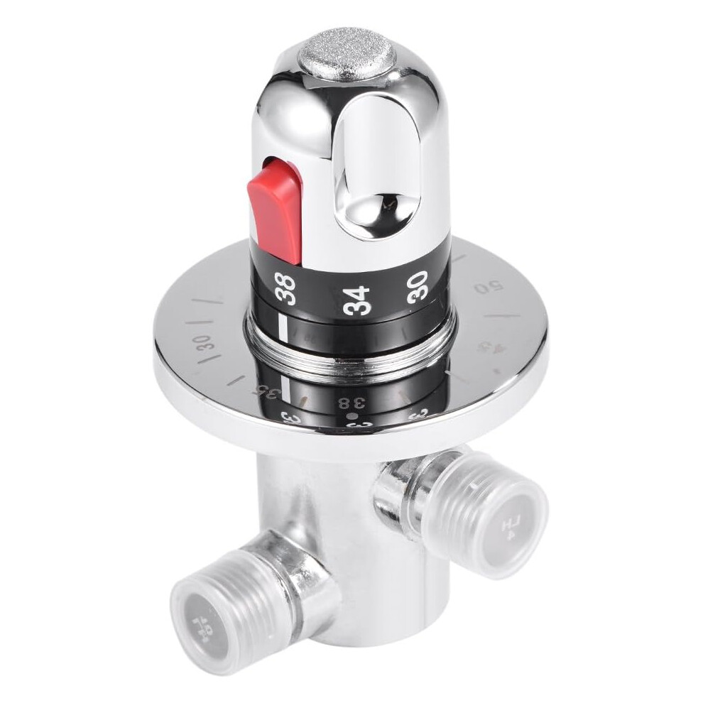 Shower Water Mixer Valve, Solid Brass Construction Ensuring Reliable And Safe Use With Adjustable Temperature For A Personalized Bathing Experience 9441426693475