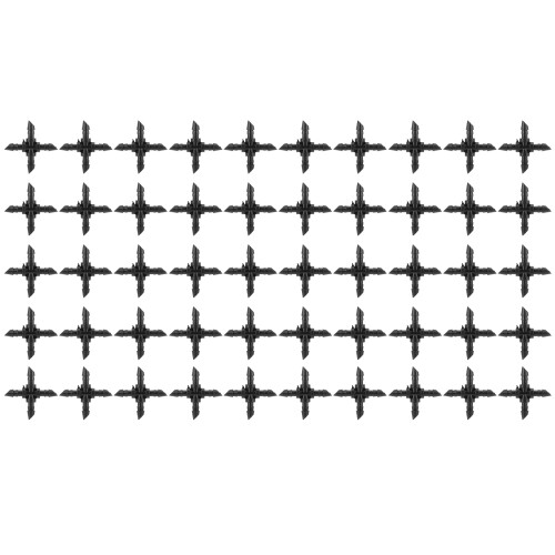 Interlocking Bar Mats, PP Material Hose Connectors, Interlocking Bar Mats for Easy Customization, Designed to Decrease Chipping of Glassware