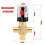 Versatile Design, Solid Brass Thermostatic Mixing Valve Offers Adjustable Flow Control And Temperature Setting, G1_2 Male Connection Ensures Compatibi 3