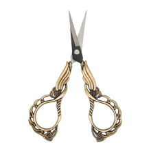 Kleine Mehrzweck-Nähschere in Antikbronze, scharfe Detailschere mit leichtgängigem Schnitt und ergonomischen Griffen, perfekt für Handarbeiten