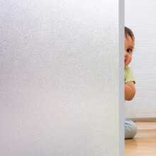 Milchglasfolie, Sichtschutz für Glasflächen im Homeoffice, wiederverwendbar, statisch haftend, ohne Klebstoff, UV-Schutzfilter für die Küche