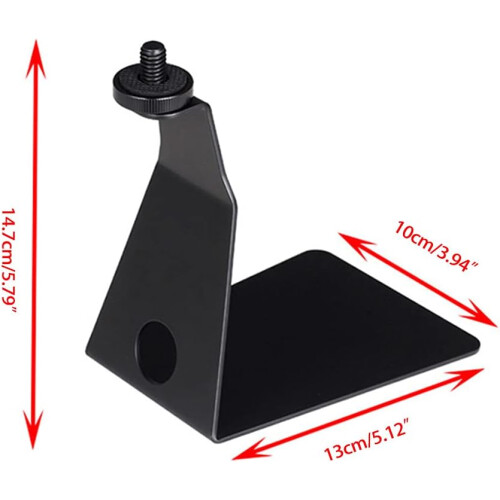 L Shaped Microphone Holder Mic Stand Bracket Shockproof Rack For Live Stream 1