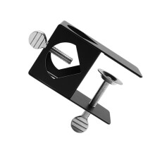 Deck Torch Mount Clamp Bracket for Deck Railings and Balcony Poles, WeatherResistant Metal