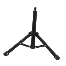 Desktop Microphone Stand Tripod Alloy Foldable Portable Mic Holder for Desk Table Black Adjustable Height